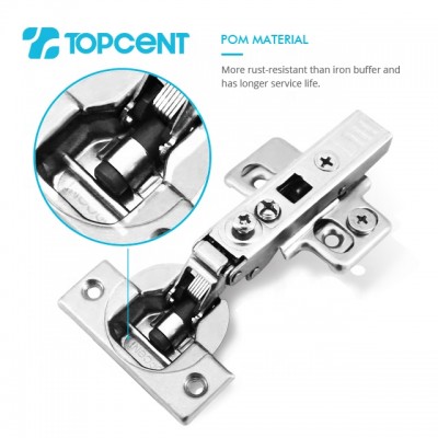 Topcent Furniture Hardware Small Angle Hydraulic Hinge 4d Soft Closing Hinges For Kitchen Cabinet Cupboard